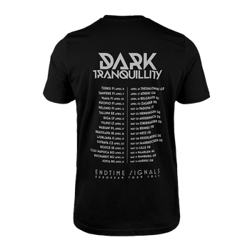 Endtime Signals Tour 2025 - T-Shirt Dark Tranquillity