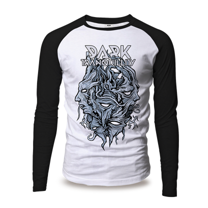 Encircled Raglan Baseball Shirt - Dark Tranquillity