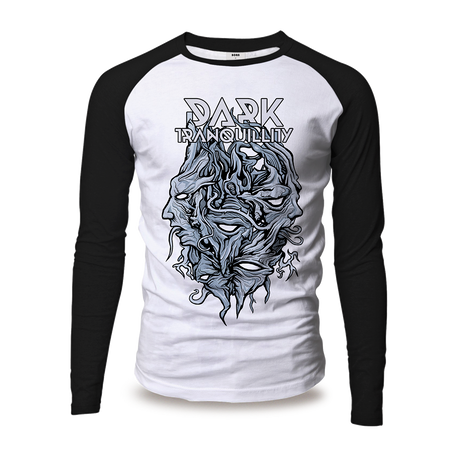 Encircled Raglan Baseball Shirt - Dark Tranquillity