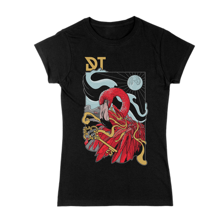 Flamingo Girlie T-Shirt - Dark Tranquillity